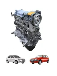 Motor Parcial Fiat Palio Uno 1.0 66cv flex 2006 2010 a 2013